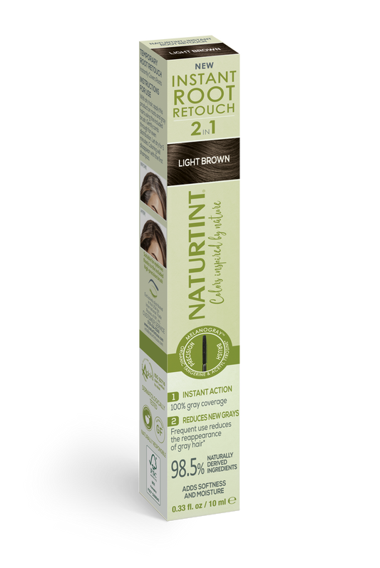 NATURTINT NATURTINT Instant Root Retouch 2 in 1 temporärer Ansatz-Tönung Light Brown 10 ml Haarfarbe