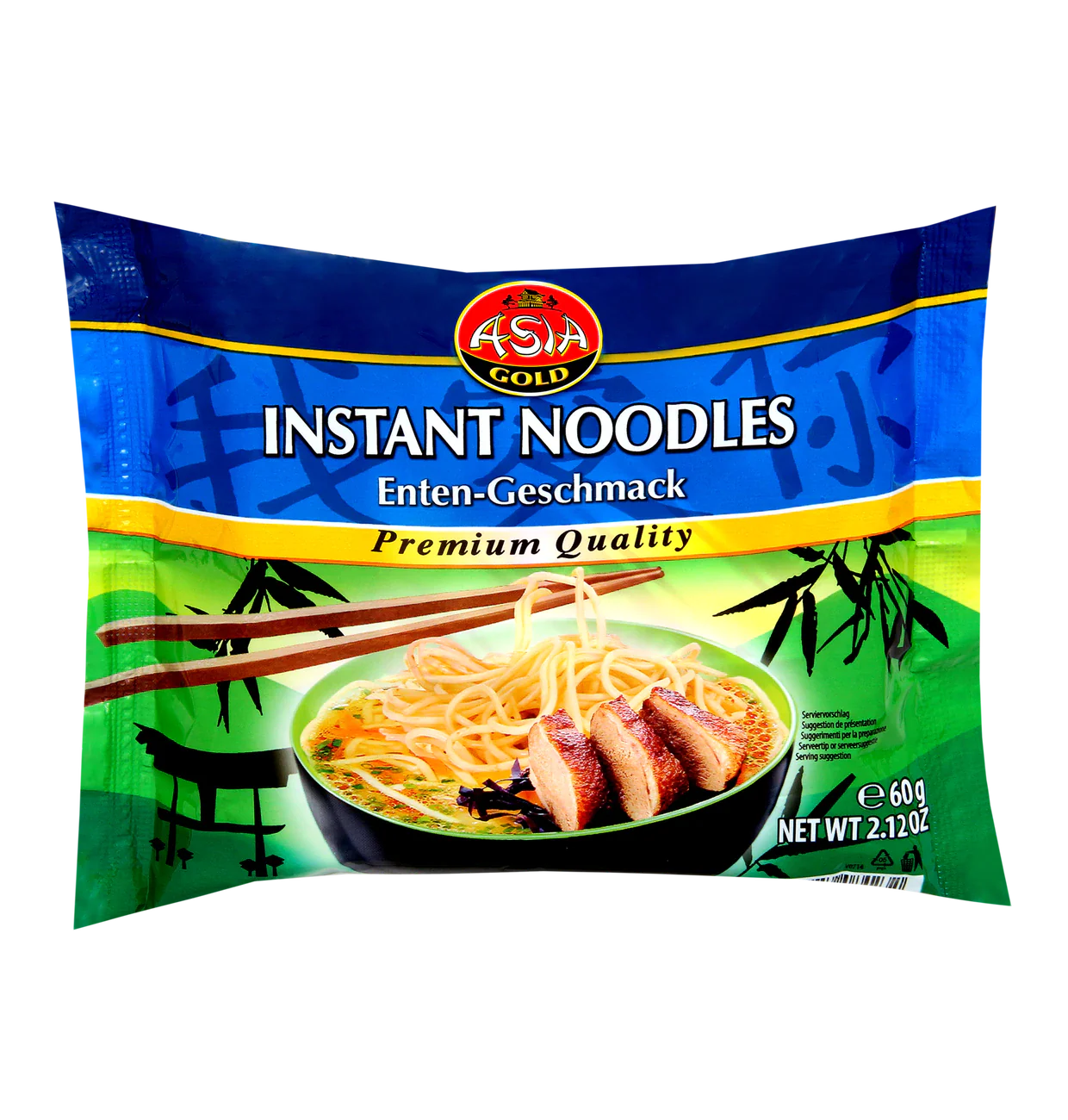 Asia Gold Instant Nudeln mit Enten Geschmack 60g