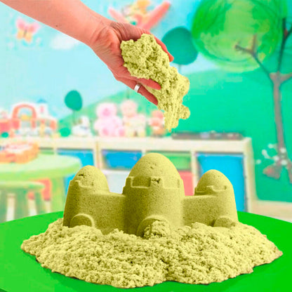 BigBuy Fun Playz Kidz kinetischer Sand für Kinder, 500 g mit Roller Schaufel und Spachtel – Produktansicht