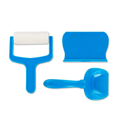 BigBuy Fun Playz Kidz kinetischer Sand für Kinder, 500 g mit Roller Schaufel und Spachtel – Seitenansicht