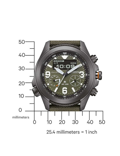 Citizen JV1005-02W Uhr – Detailansicht