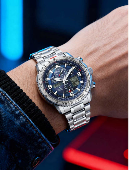 CITIZEN JY8100-80L Funkuhr – Seitenansicht