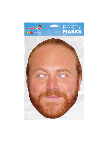 Rubies Leigh Francis Celebrity-Maske aus Karton – Detailansicht
