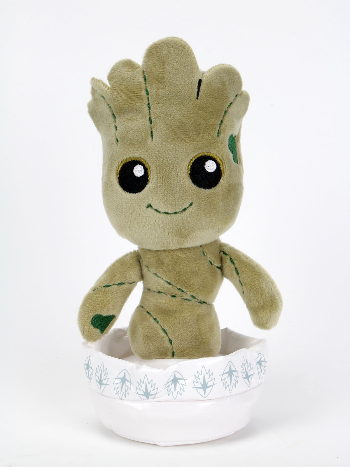 Kidrobot Potted Baby Groot Plueschtier aus der Marvel-Themenwelt