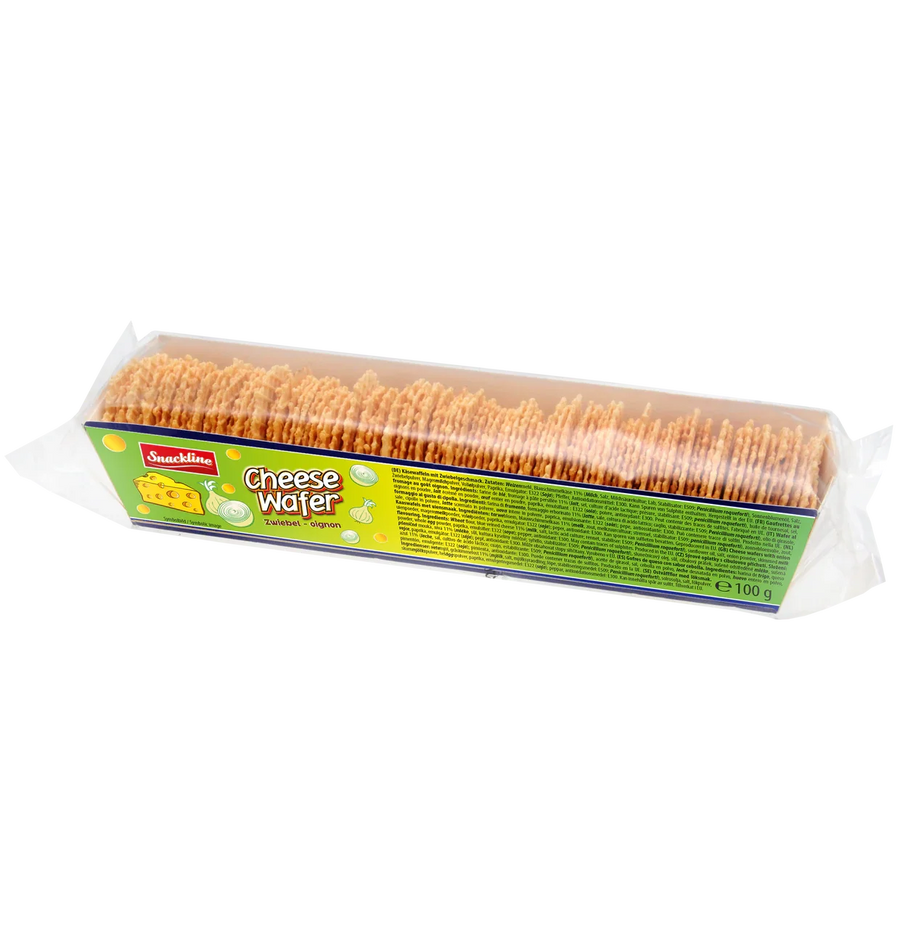 Snackline Käsewaffeln Zwiebeln 100 g Packung