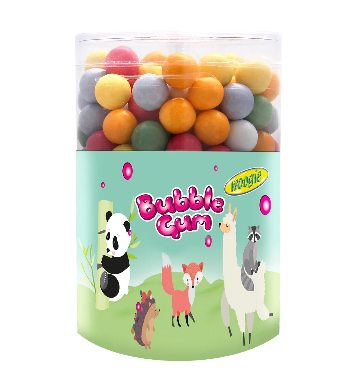 Woogie Kaugummi Kugeln 500 g – Bunte klassische Kaugummis