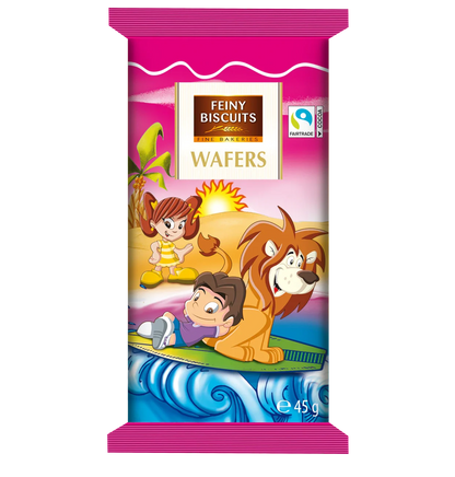 Feiny Biscuits Kinder-Waffeln mit Kakaocremefüllung 225 g in verschiedenen Motiven