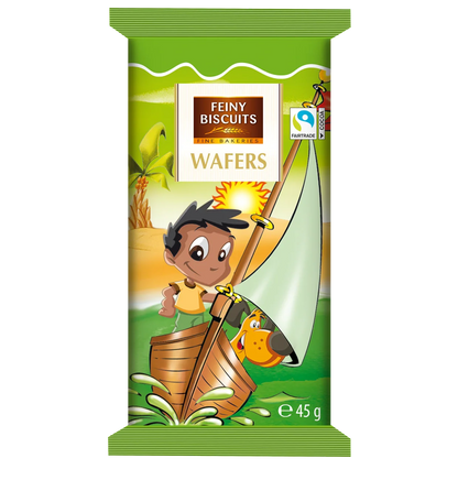 Feiny Biscuits Kinder-Waffeln mit Kakaocremefüllung 225 g in verschiedenen Motiven