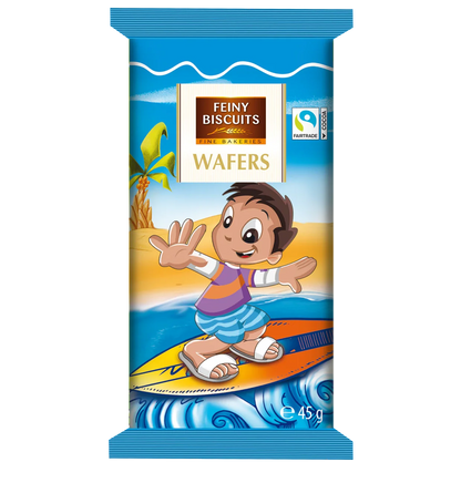 Feiny Biscuits Kinder-Waffeln mit Kakaocremefüllung 225 g in verschiedenen Motiven