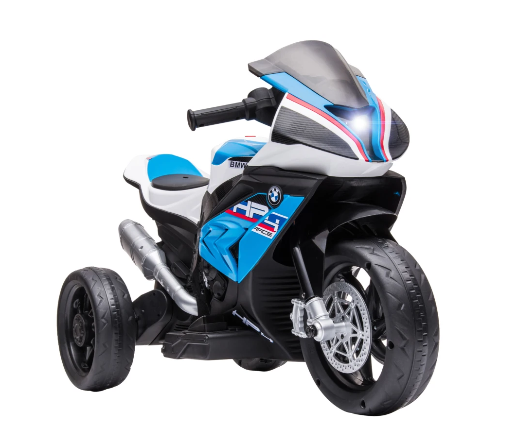 Elektro Motorrad Kindermotorrad Blau mit LED-Scheinwerfer – HOMCOM - Fasnacht24.ch