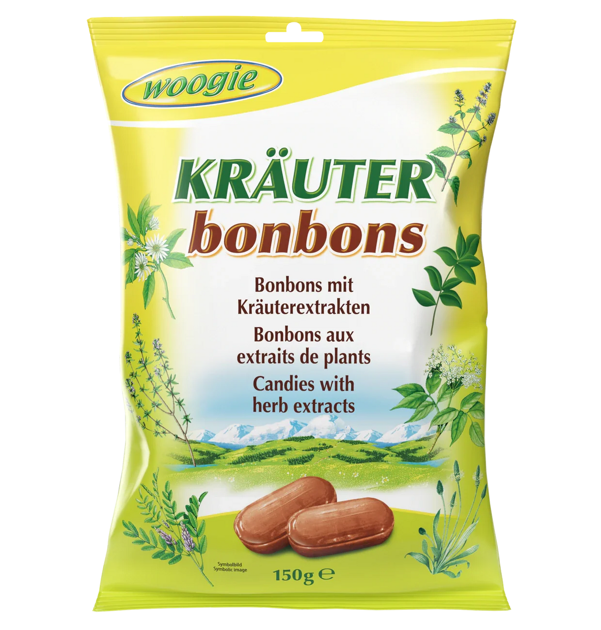 Woogie Kräuterbonbons 150 g mit 20 verschiedenen Kräutern