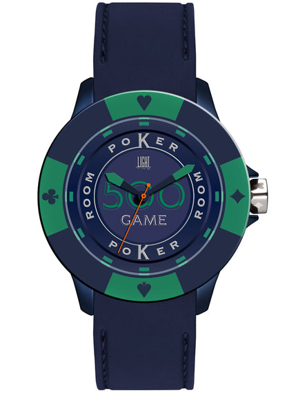 LIGHT TIME Mod. POKER - Blue / Green