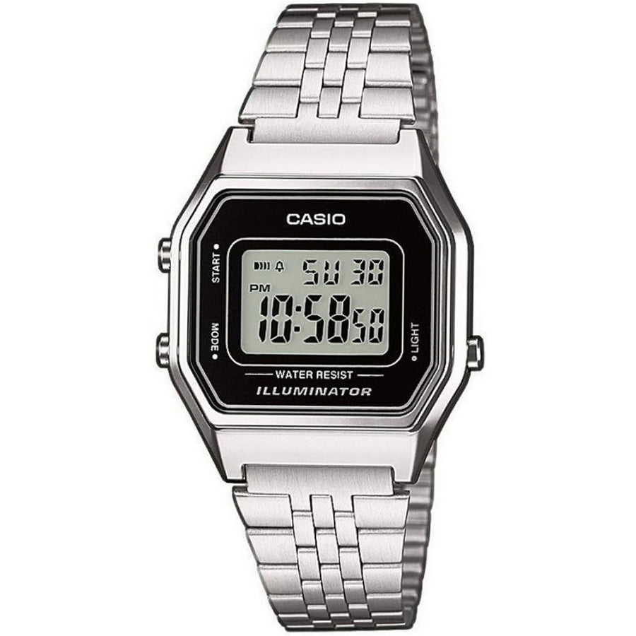 CASIO COLLECTION & VINTAGE Casio Vintage Iconic Lady schwarze digitale Armbanduhr LA680WEA-1EF – Produktansicht