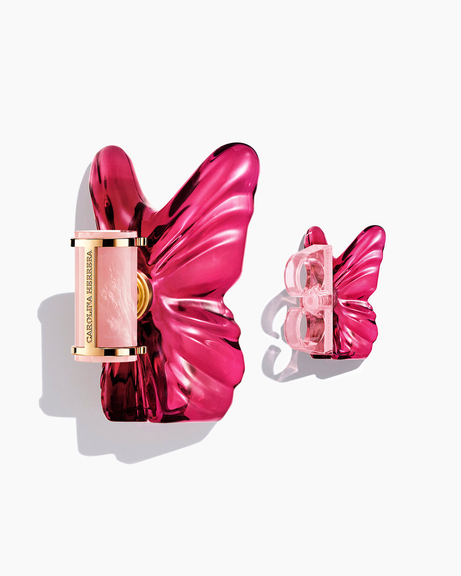 Carolina Herrera La Bomba Geschenkset mit Eau de Parfum 80 ml, Body 100 ml und Eau de Parfum 10 ml