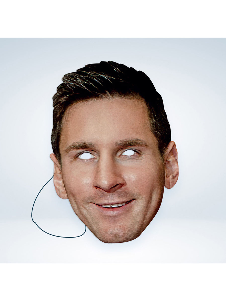 Lionel Messi Maske aus Karton von Rubies – Detailansicht