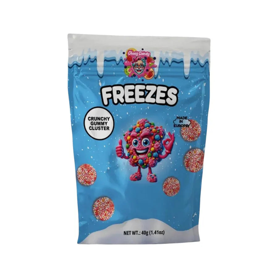 Chaos Candy Freezes Crunchy Rainbow Clusters 40g