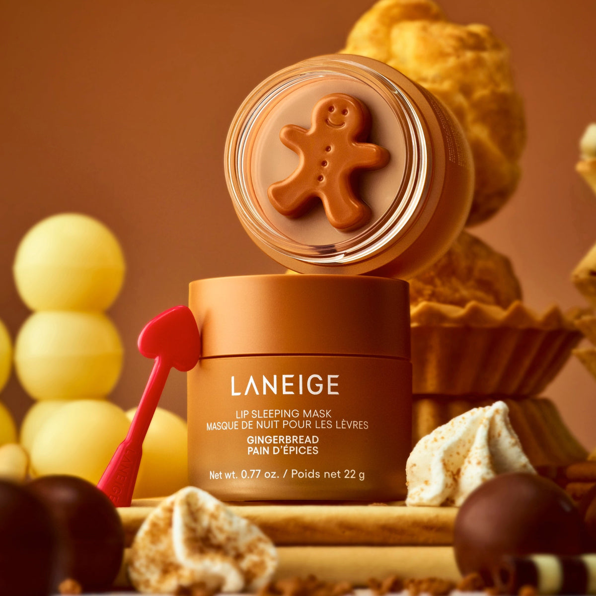Laneige Lip Sleeping Mask [pumpkin Pie] Mascarilla De Noche Labios 20g