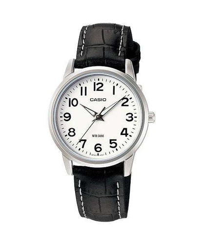 CASIO COLLECTION Mod. LADY 3H - LEATHER, WHITE
