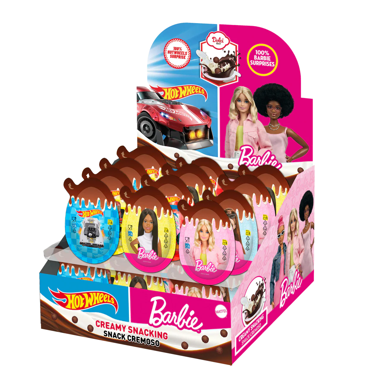 Barbie Löffel-Ei Überraschungsei mit Hot Wheels 17,5g – Produktansicht