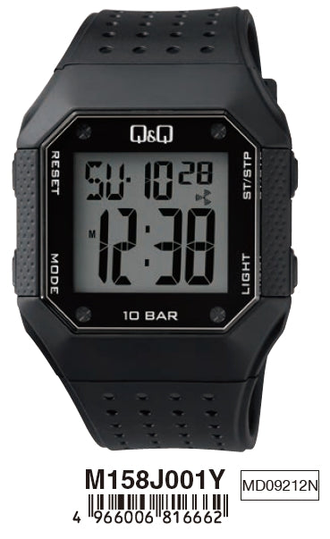 Q&Q Mod. GENT DIGITAL MULTIFUNCTION