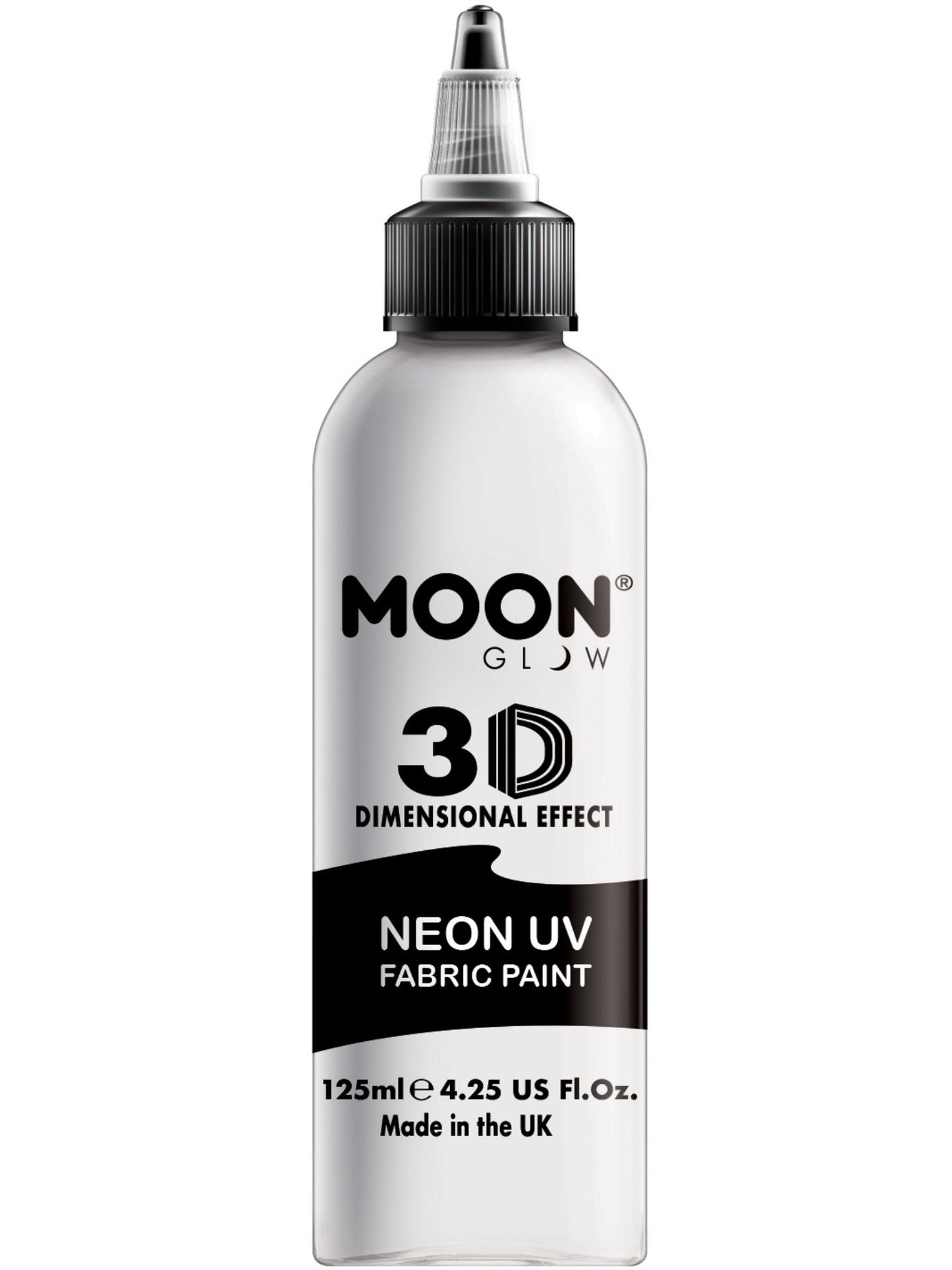 Smiffys Moon Glow - Neon UV Intense Fabric Paint, White CD für Unisex