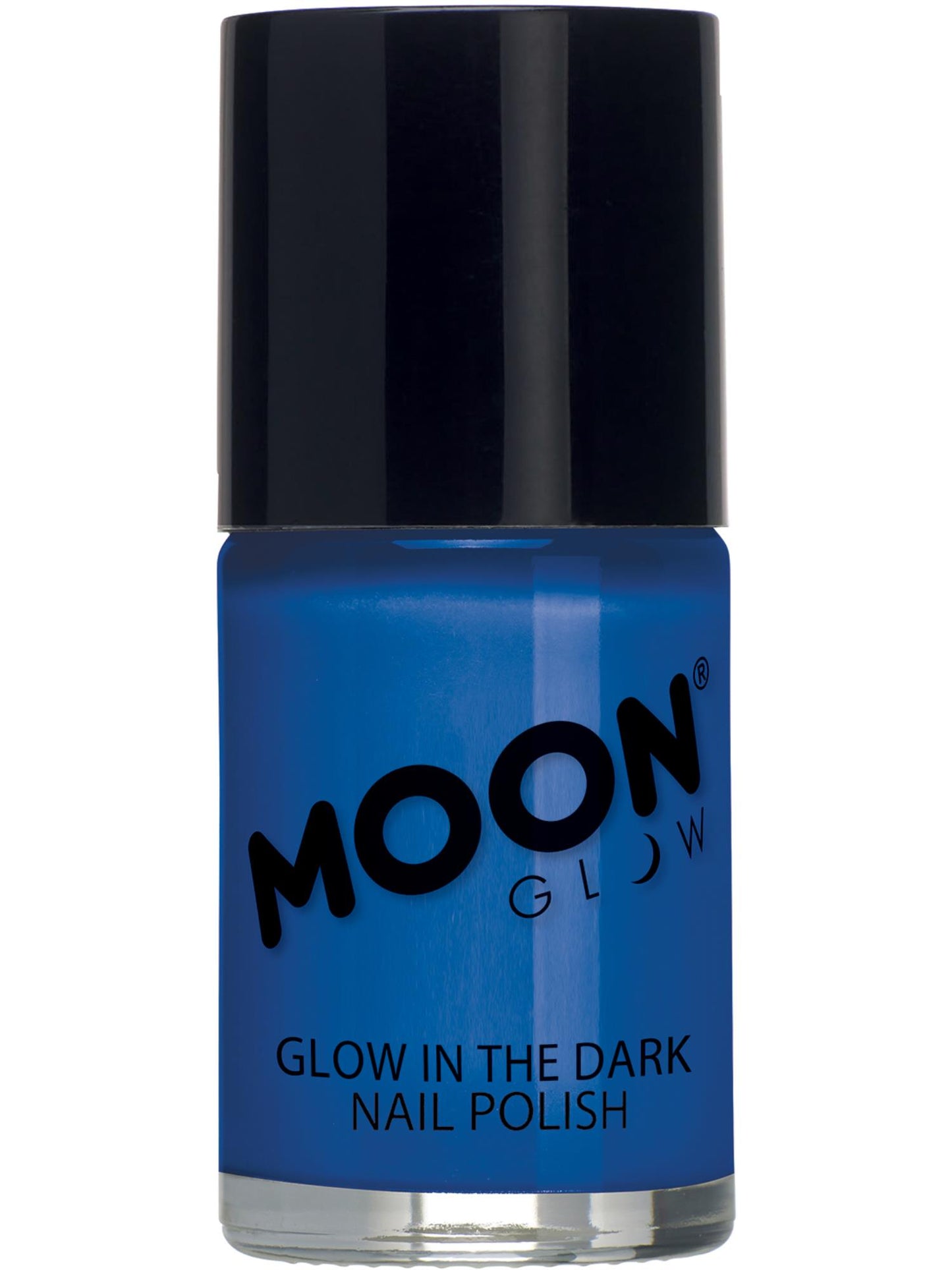 Smiffys Moon Glow - Glow in the Dark Nail Polish, Blue CD für Unisex
