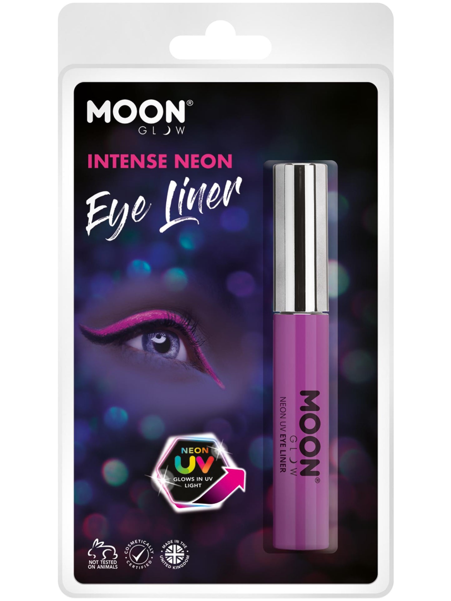 Smiffys Moon Glow Intense Neon UV Eye Liner, Intense Purpl CD für Unisex