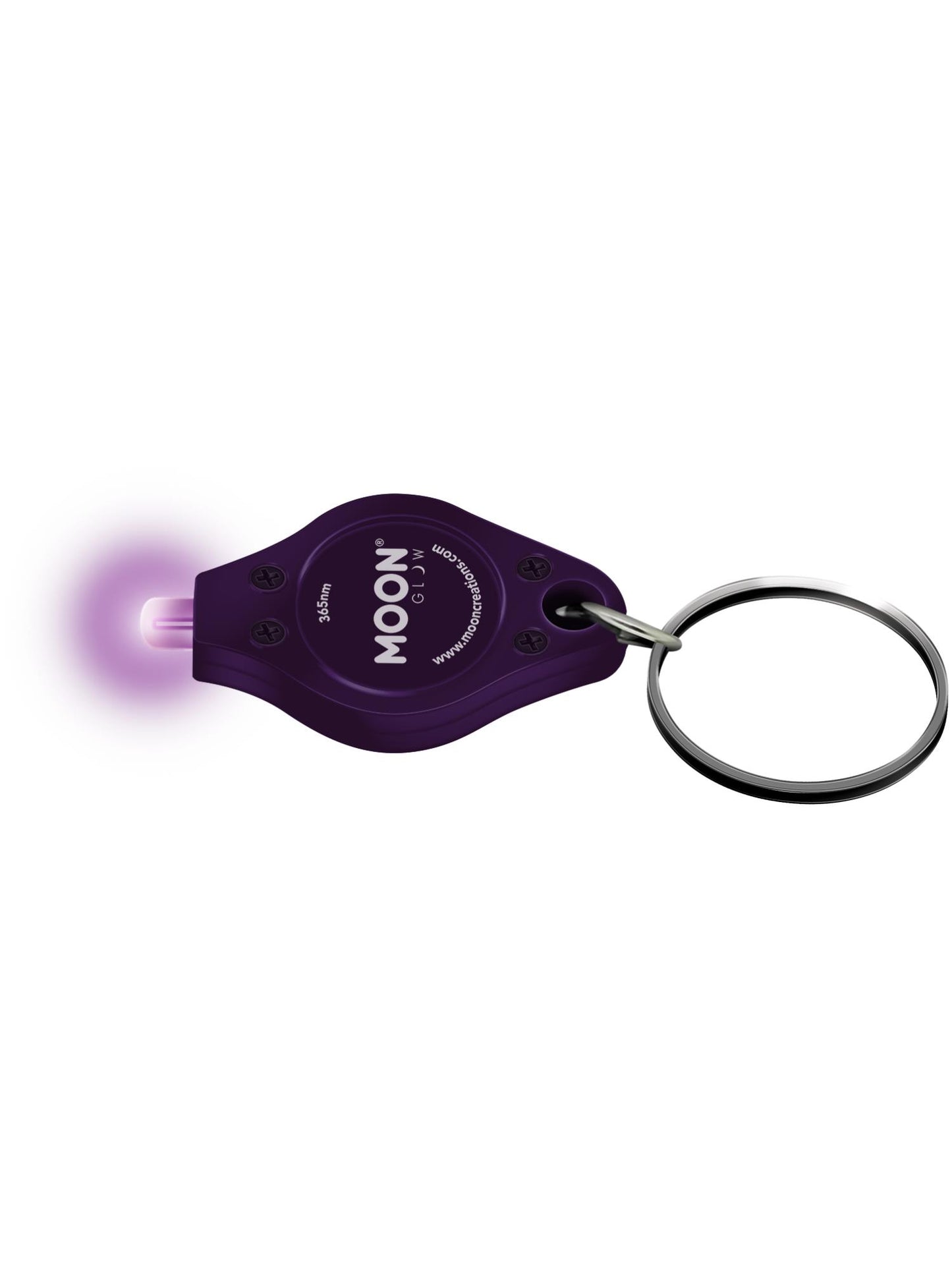 Smiffys Moon Glow UV Keyring Compact 365nm, UV Violet CD für Unisex