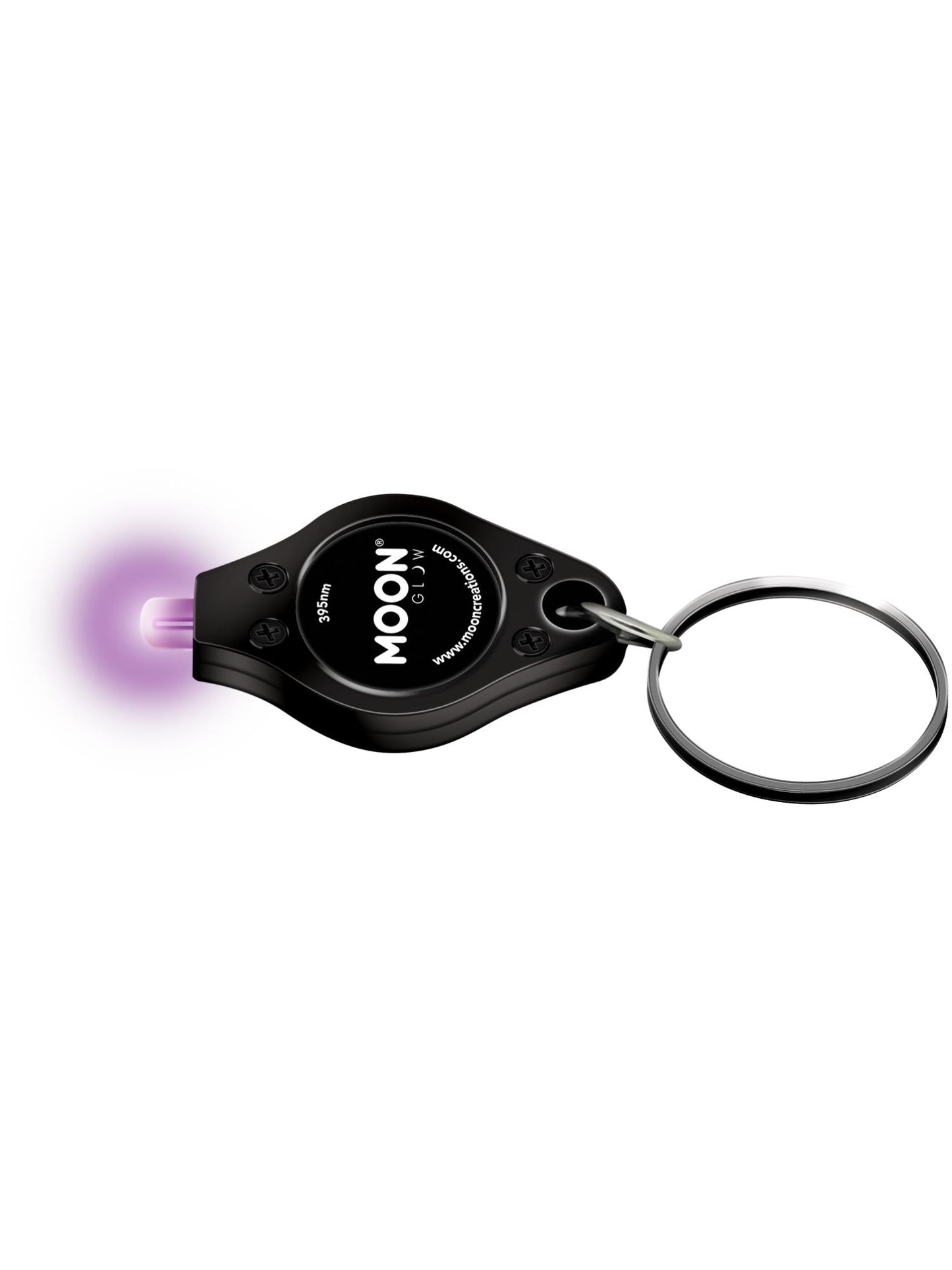 Smiffys Moon Glow UV Keyring Compact 395nm, UV Violet CD für Unisex