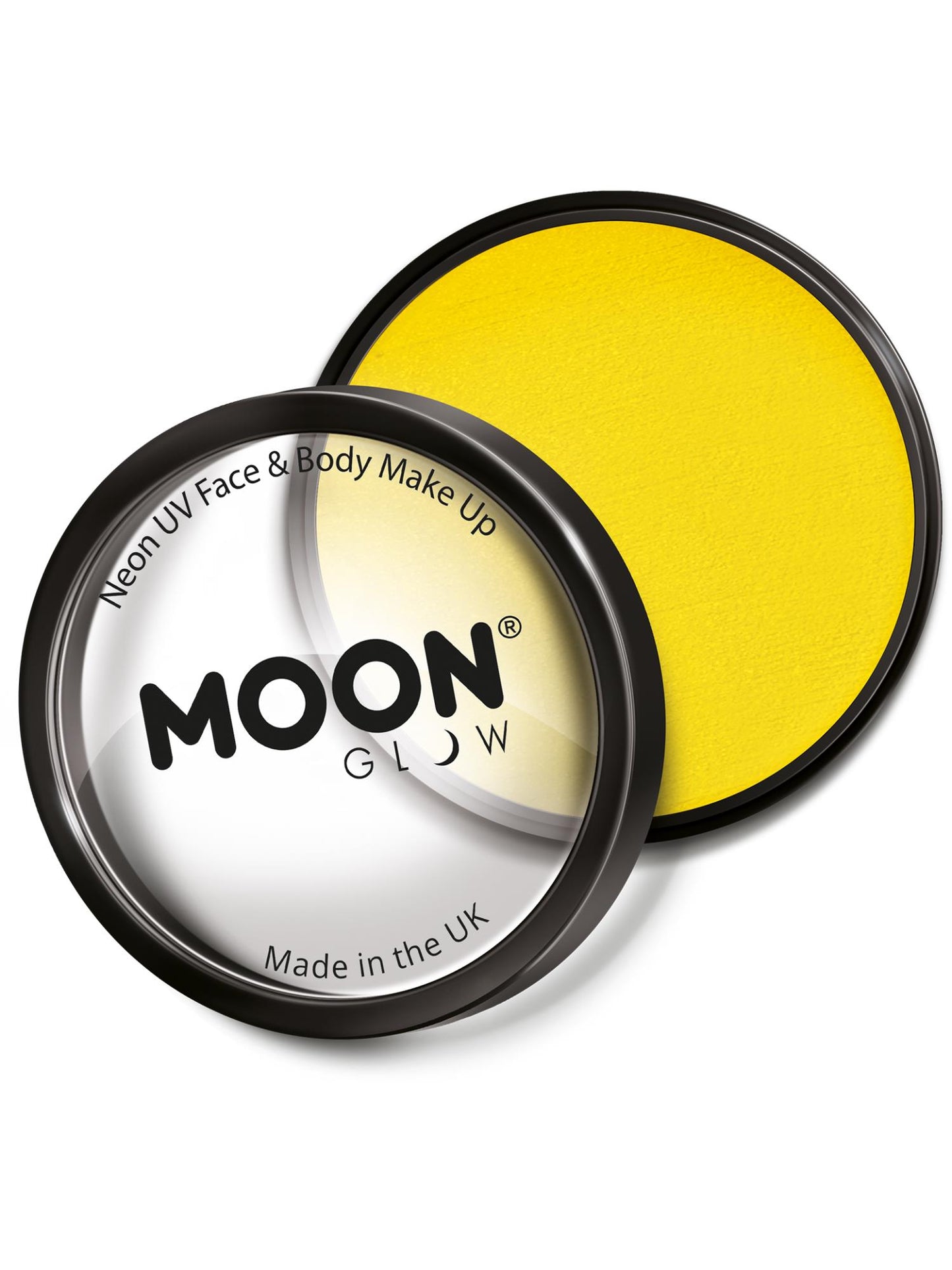 Smiffys Moon Glow Pro Intense Neon UV Cake Pot, Intense Ye CD für Unisex