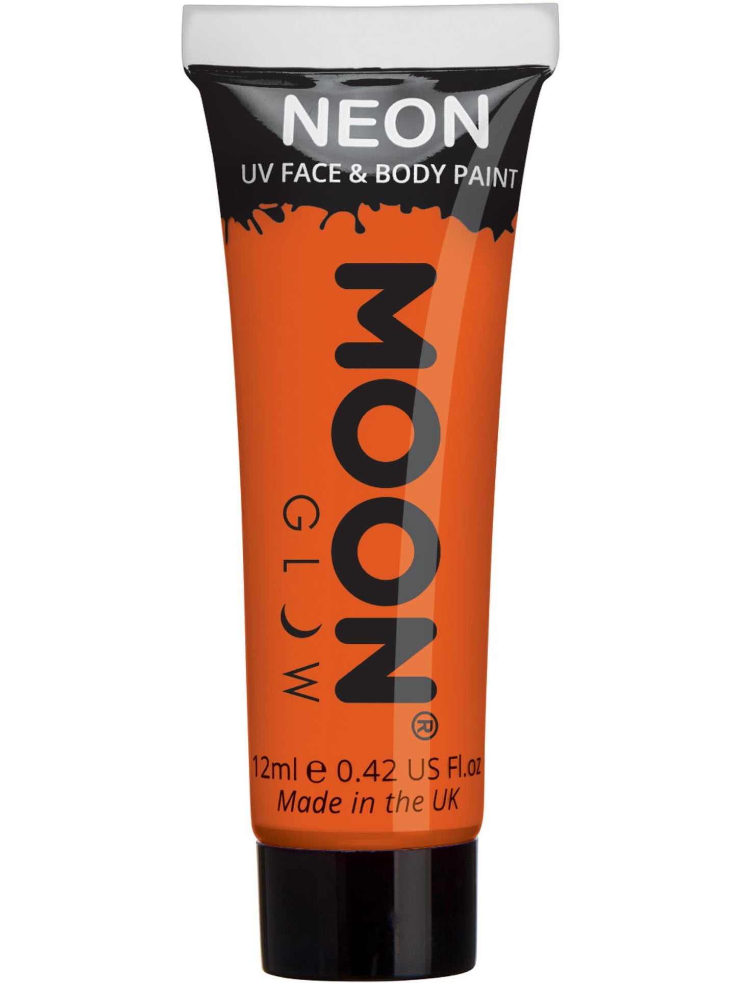 Smiffys Moon Glow Intense Neon UV Face Paint, Intense Oran CD für Unisex