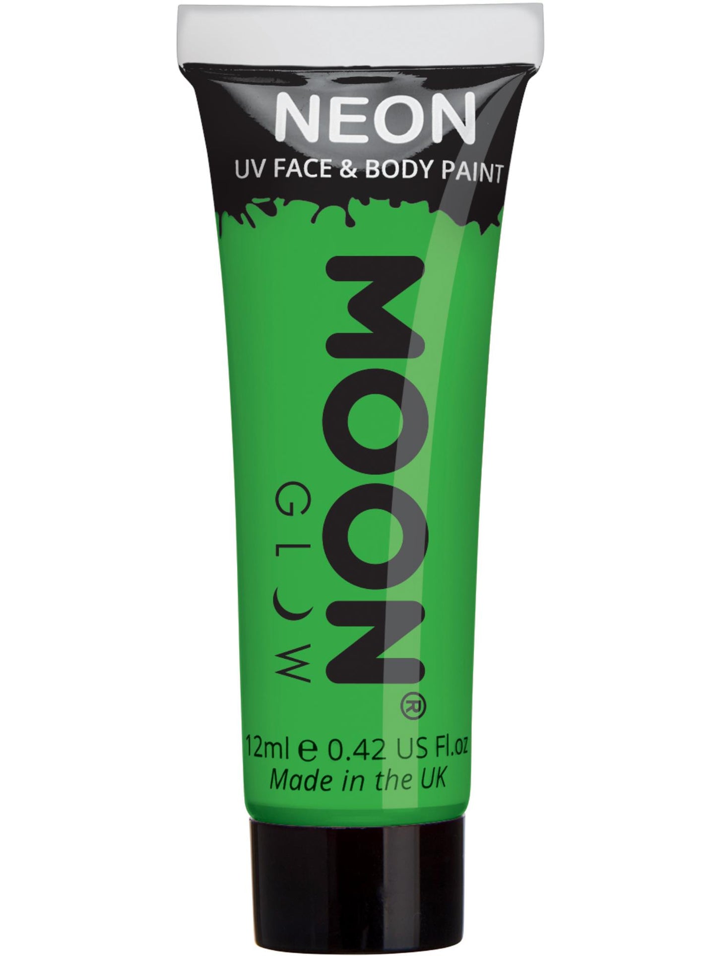 Smiffys Moon Glow Intense Neon UV Face Paint, Intense Gree CD für Unisex