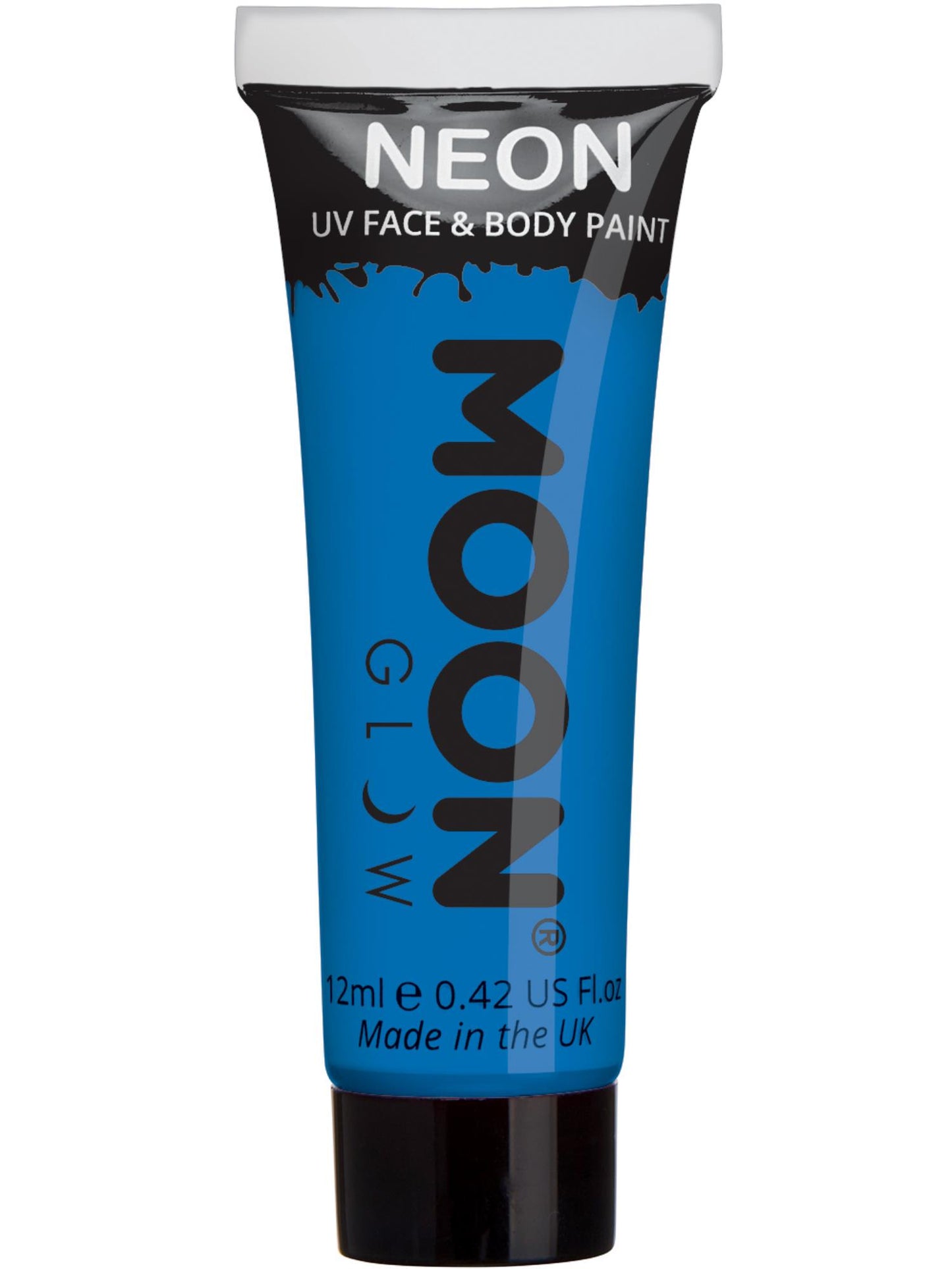 Smiffys Moon Glow Intense Neon UV Face Paint, Intense Blue CD für Unisex