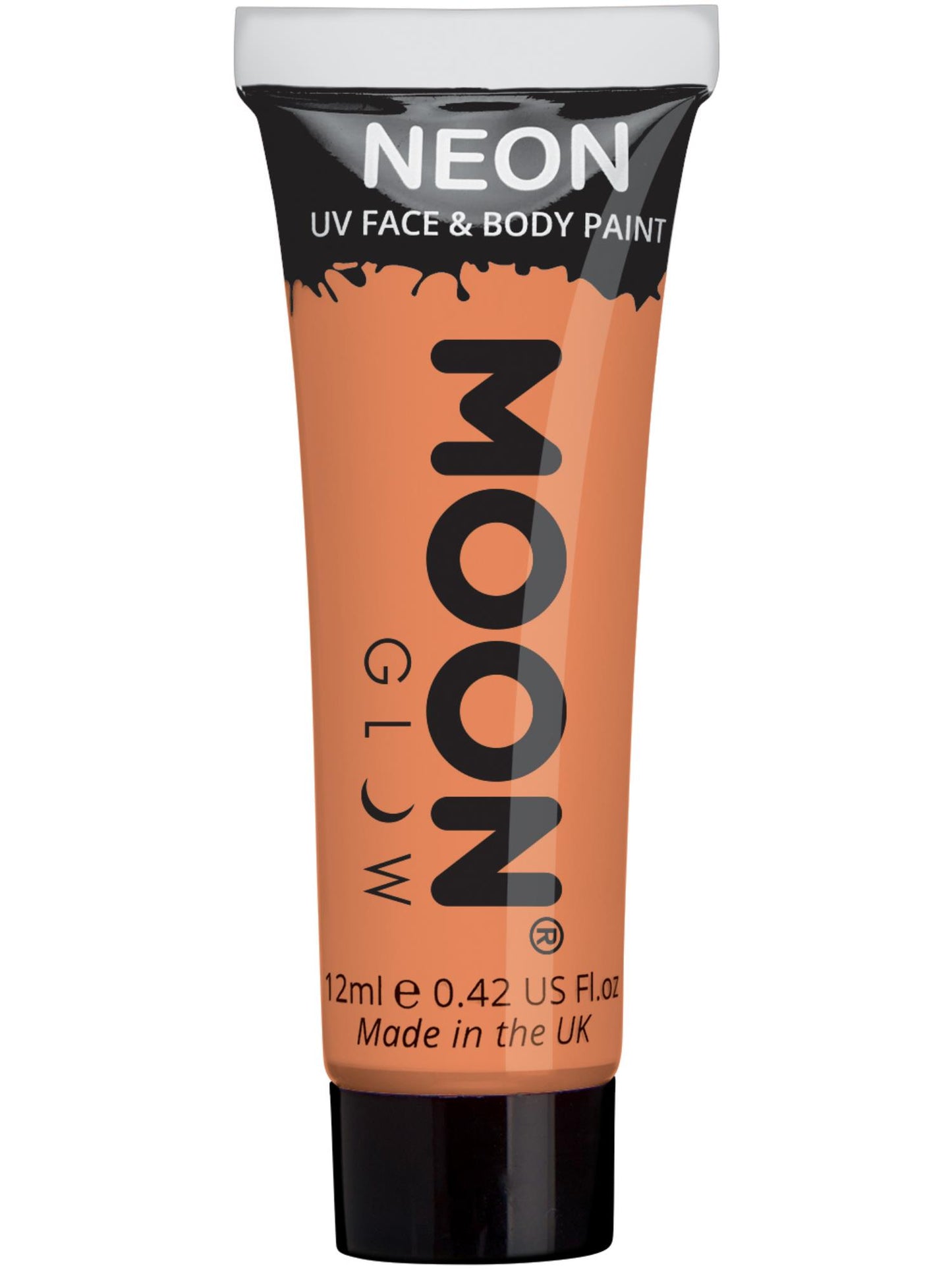 Smiffys Moon Glow Pastel Neon UV Face Paint, Pastel Orange CD für Unisex