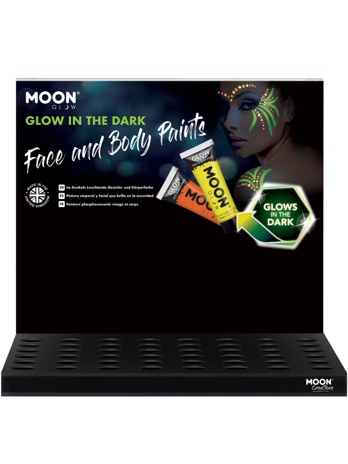 Smiffys Moon Glow - Glow in the Dark Face Paint, SF für Unisex