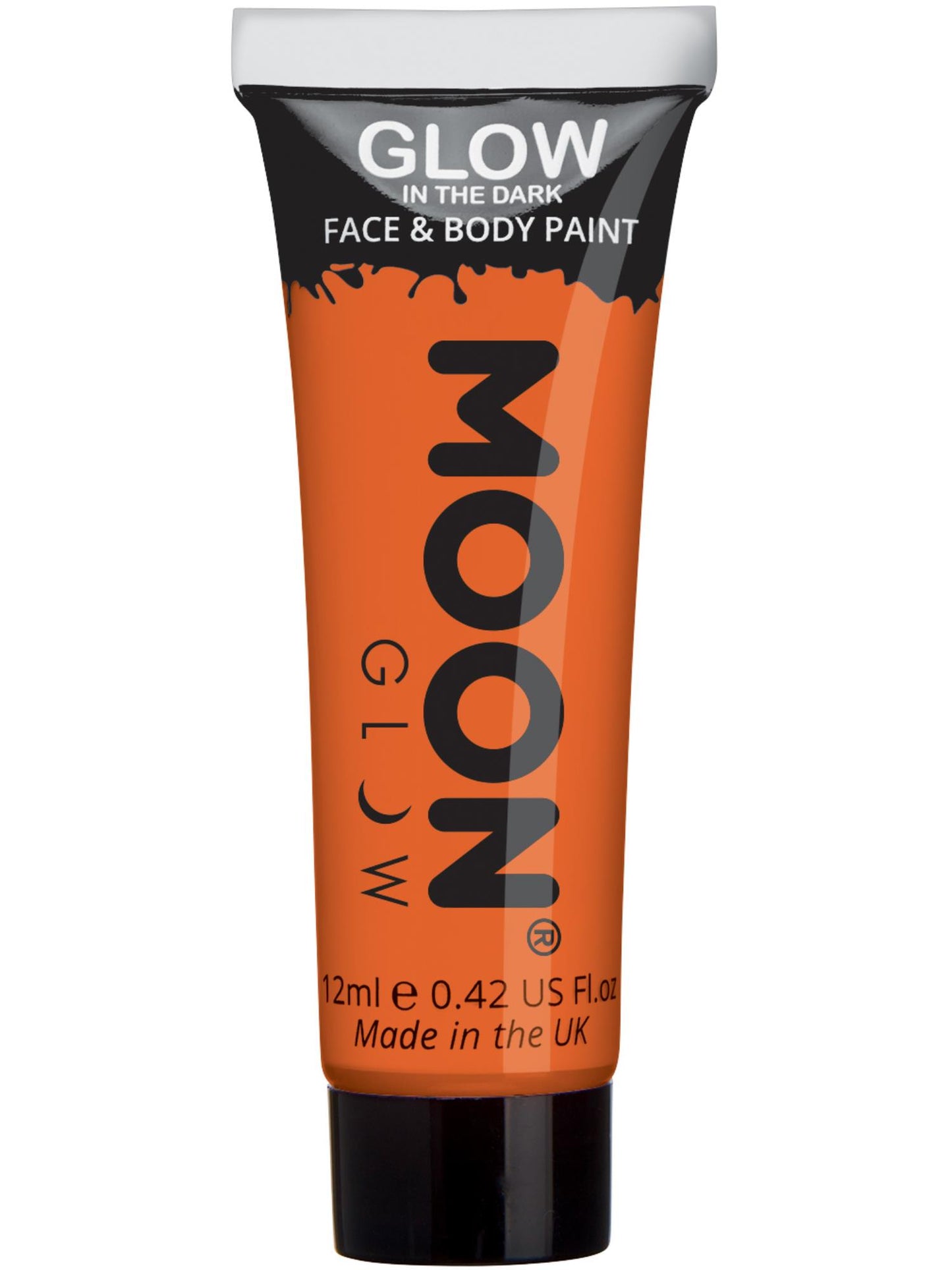 Smiffys Moon Glow - Glow in the Drak Face Paint, Orange CD für Unisex