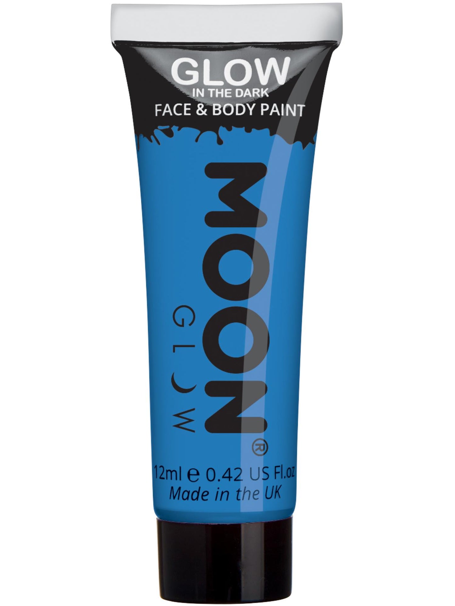 Smiffys Moon Glow - Glow in the Dark Face Paint, Blue CD für Unisex