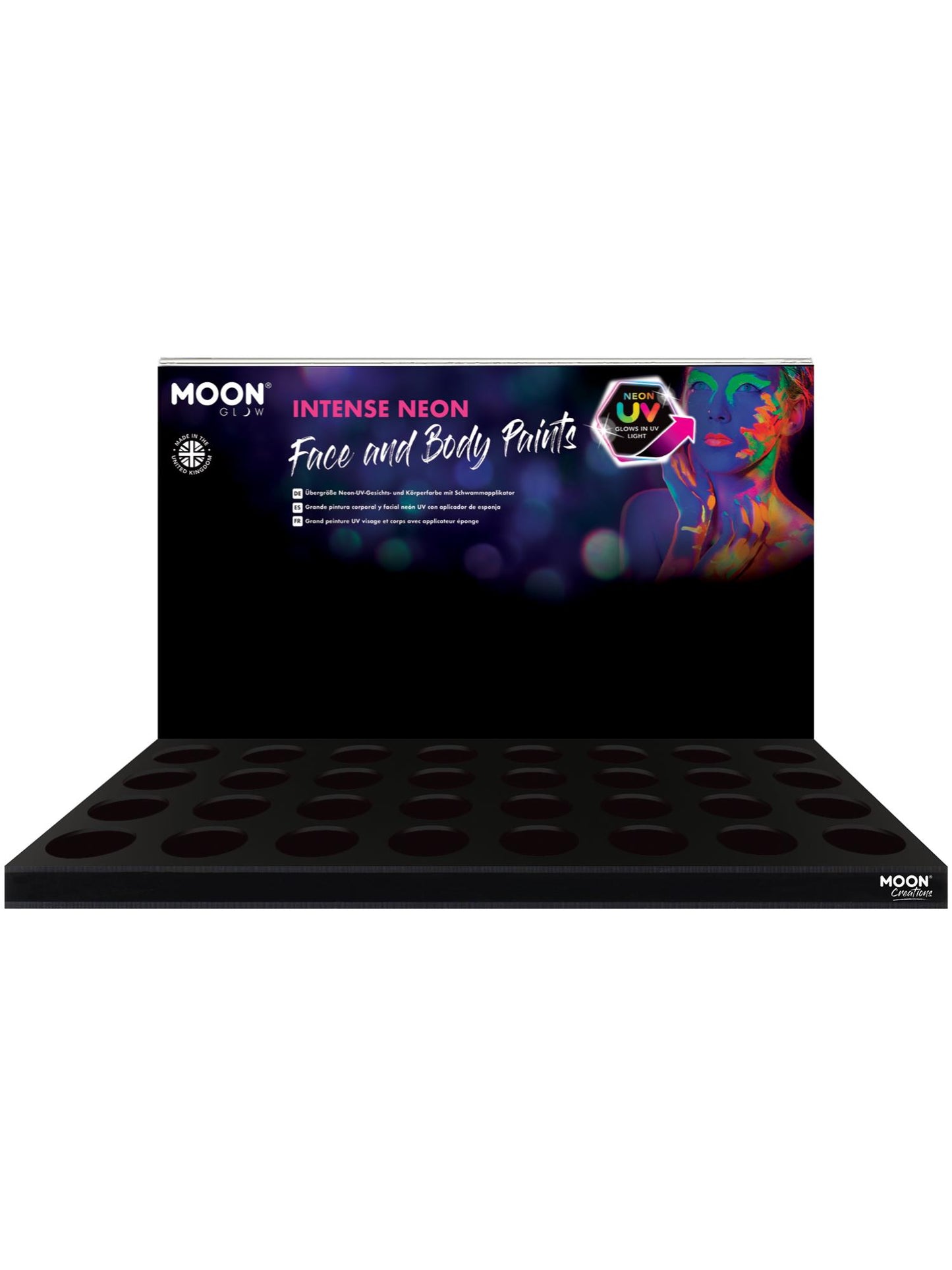 Smiffys Moon Glow Supersize Intense Neon UV Face Paint, SF für Unisex