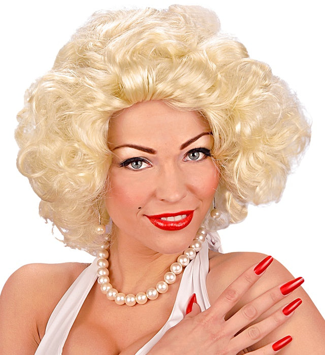 Filmstar Perücke im Retro-Stil für Fasnacht und Karneval