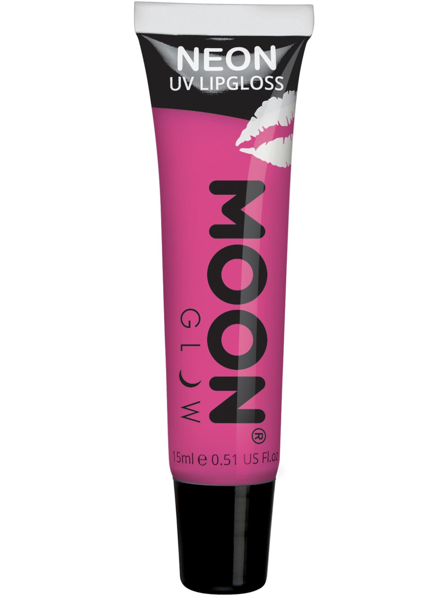 Smiffys Moon Glow Intense Neon UV Fruity Lipgloss, Pink CD für Unisex