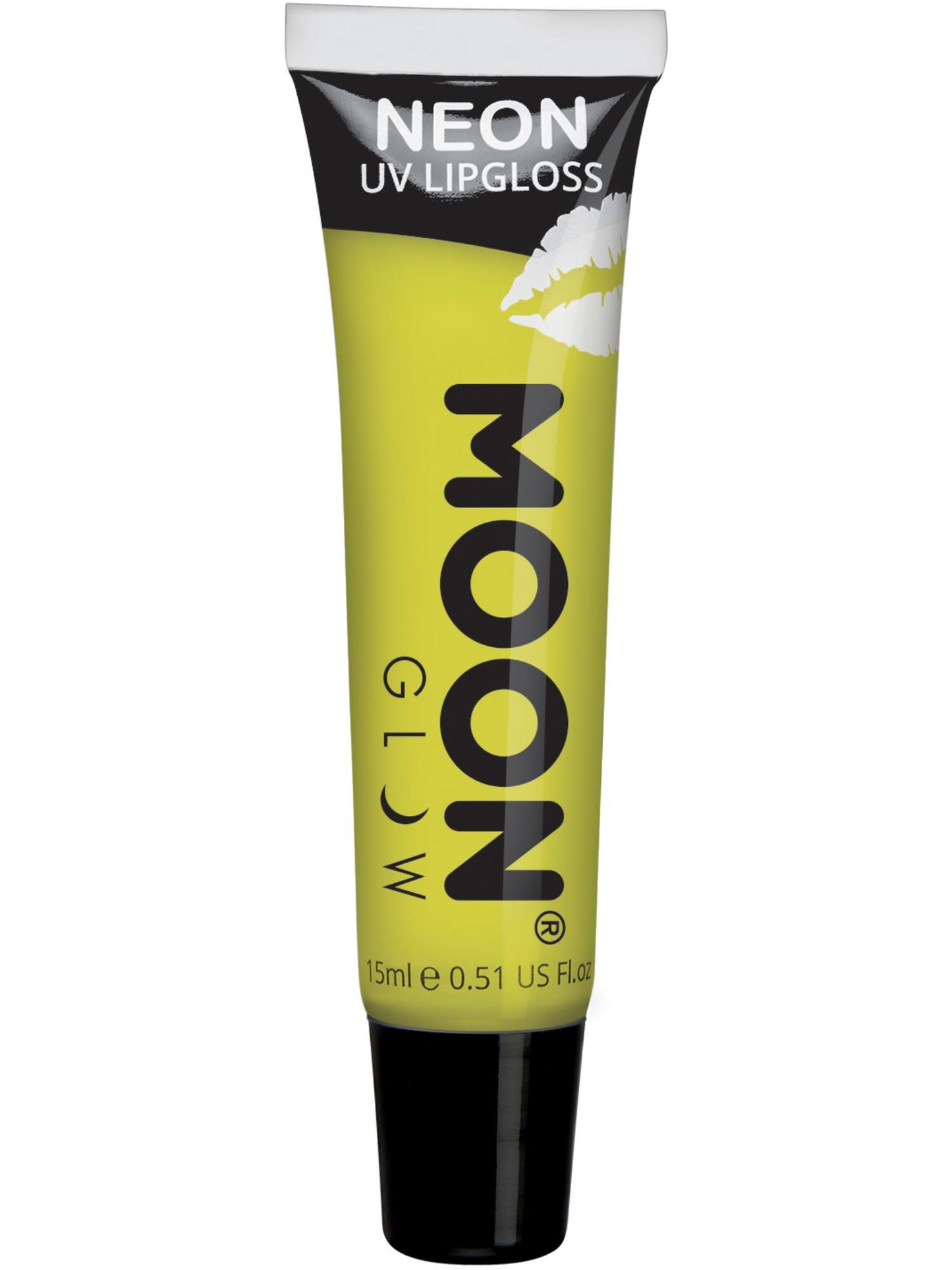 Smiffys Moon Glow Intense Neon UV Fruity Lipgloss, Yellow CD für Unisex