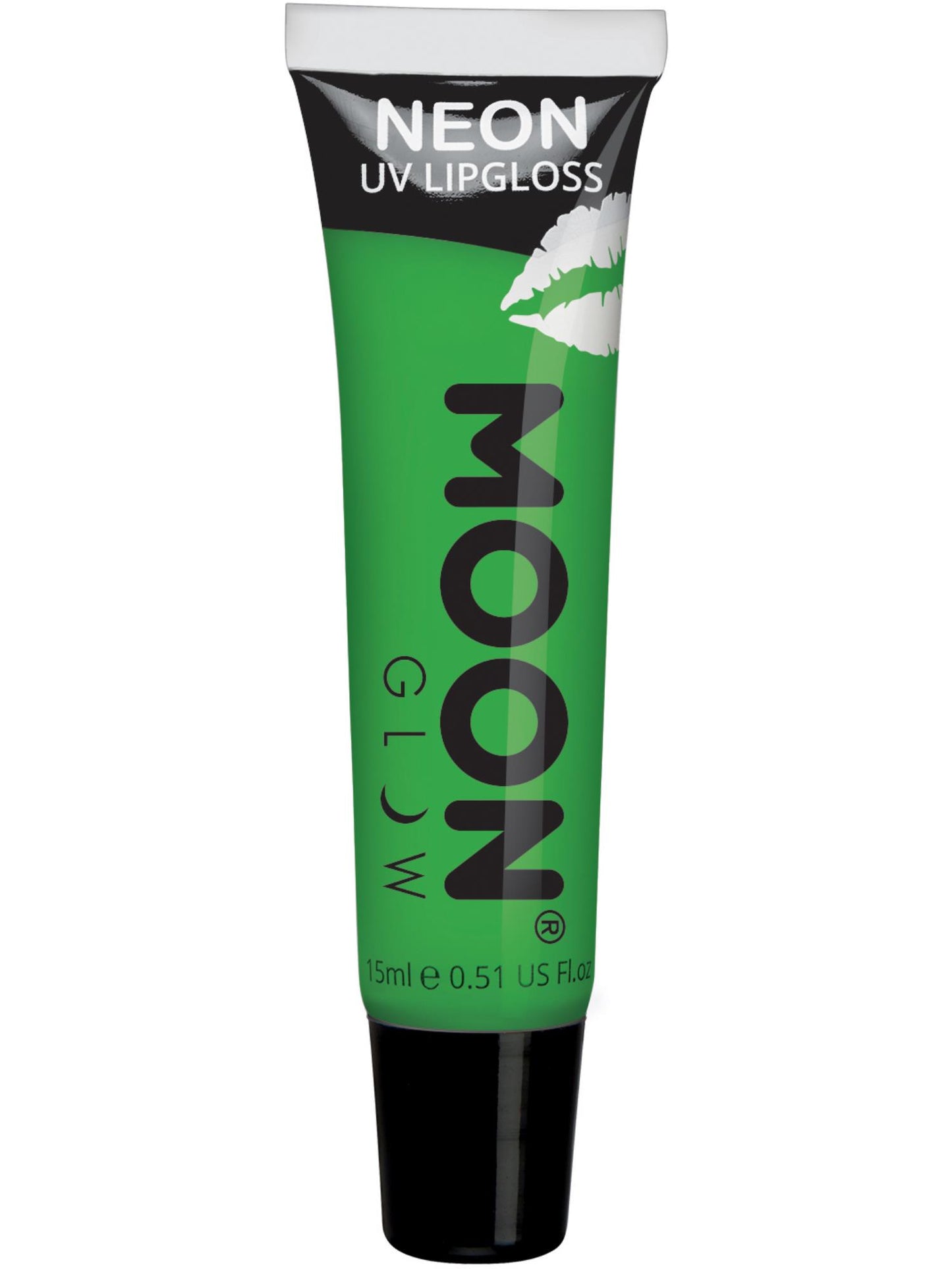 Smiffys Moon Glow Intense Neon UV Fruity Lipgloss, Green CD für Unisex