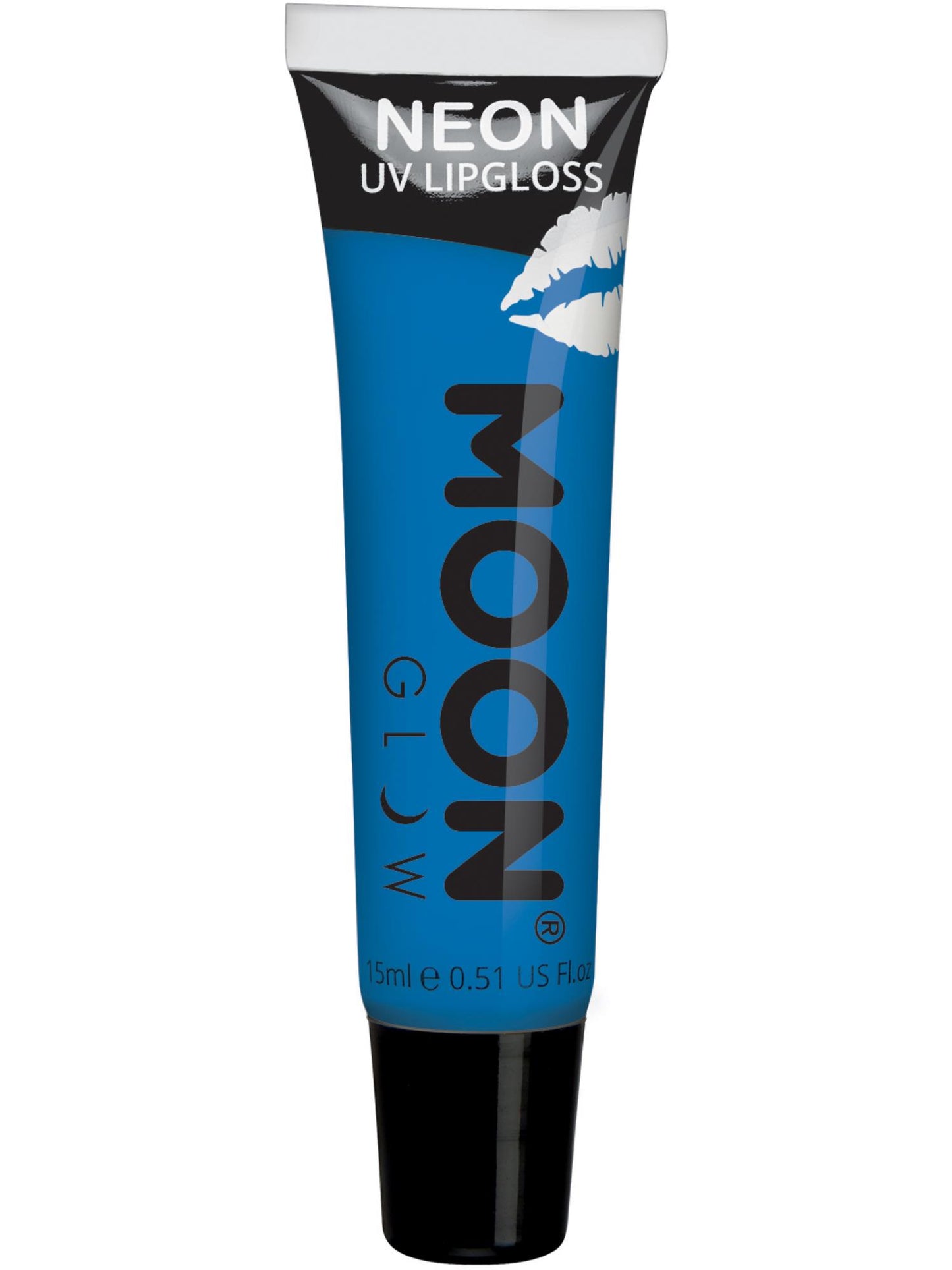 Smiffys Moon Glow Intense Neon UV Fruity Lipgloss, Blue CD für Unisex