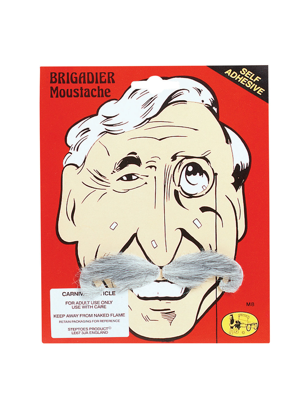 Rubies Brigadier Tash Bart und Schnurrbart M8