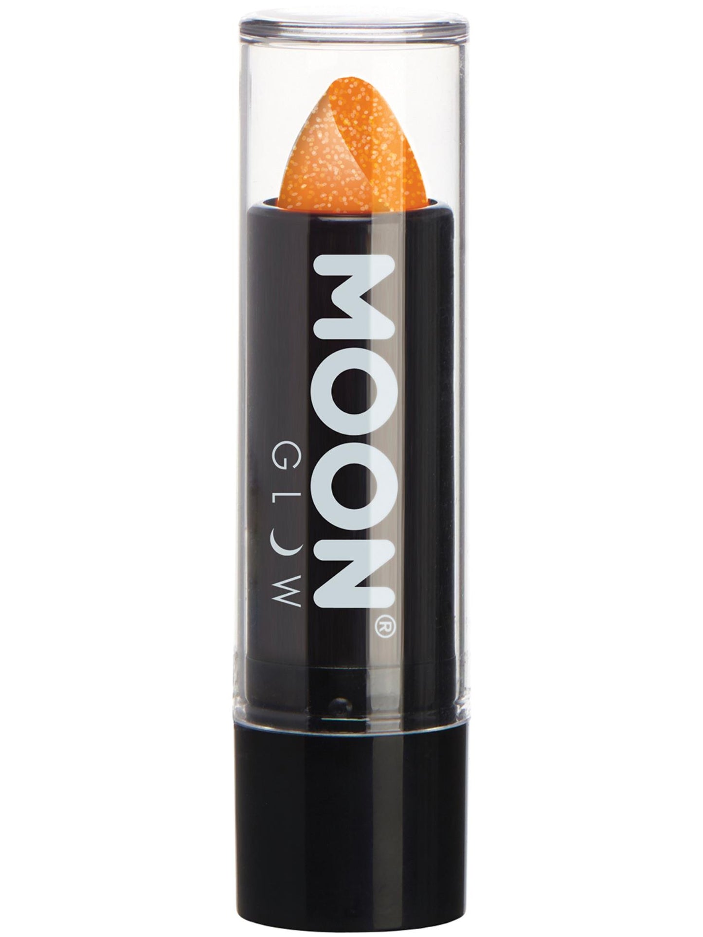 Smiffys Moon Glow - Neon UV Glitter Lipstick, Orange CD für Unisex
