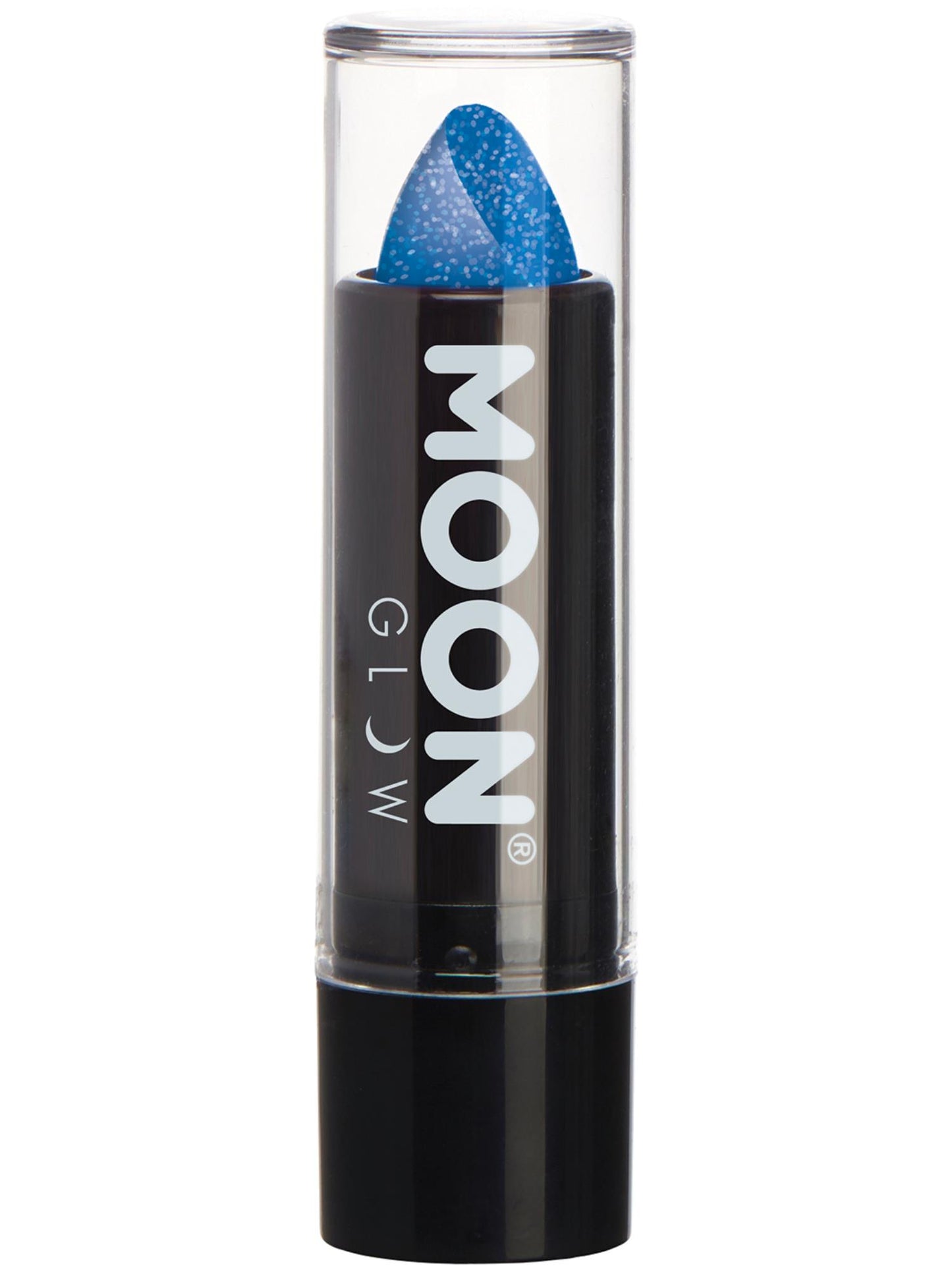 Smiffys Moon Glow - Neon UV Glitter Lipstick, Blue CD für Unisex