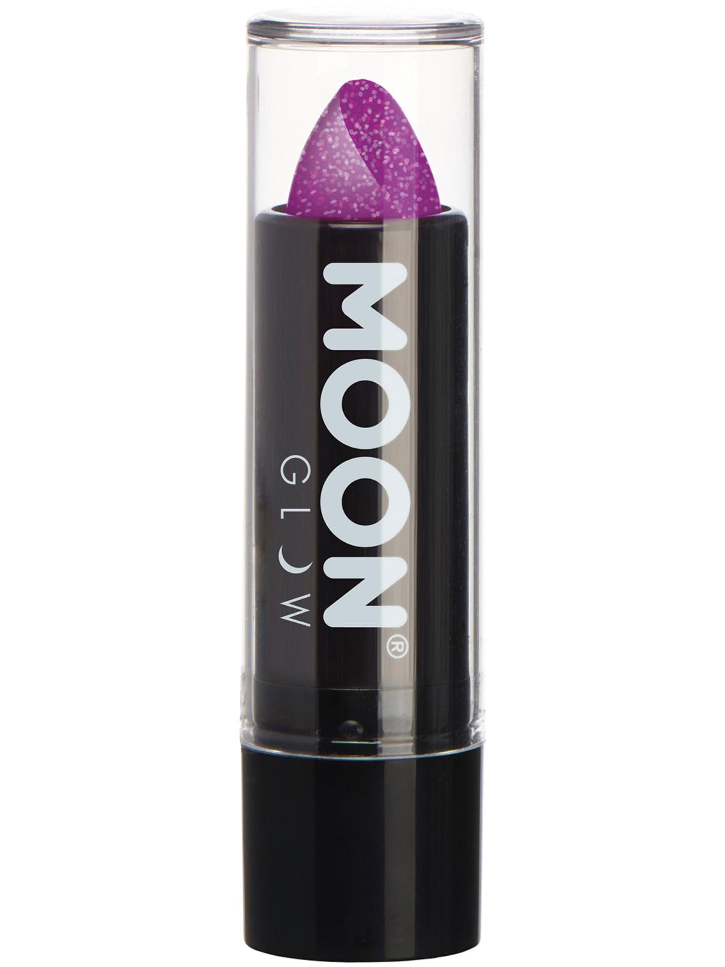 Smiffys Moon Glow - Neon UV Glitter Lipstick, Purple CD für Unisex