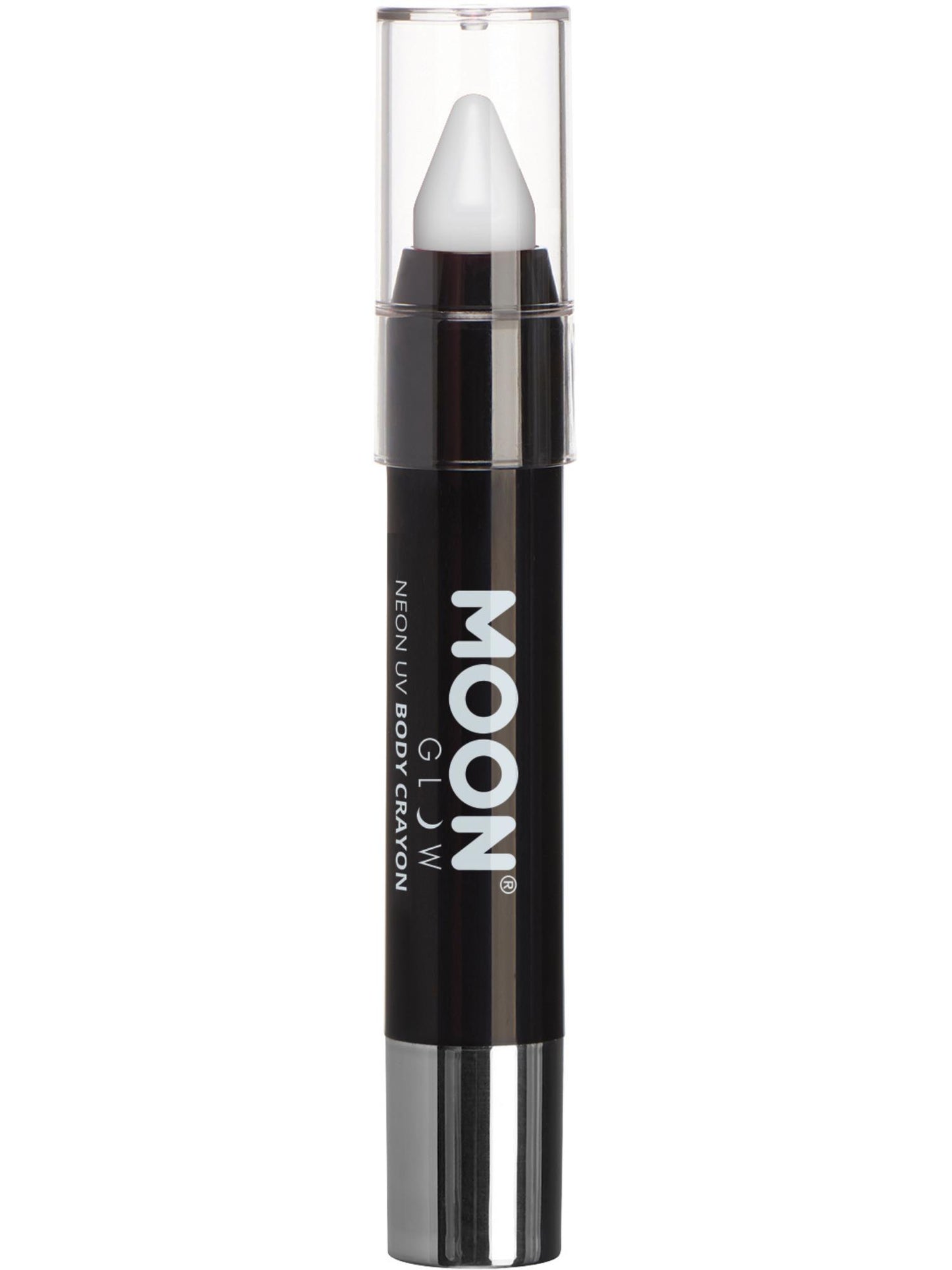 Smiffys Moon Glow Intense Neon UV Body Crayons, White CD für Unisex