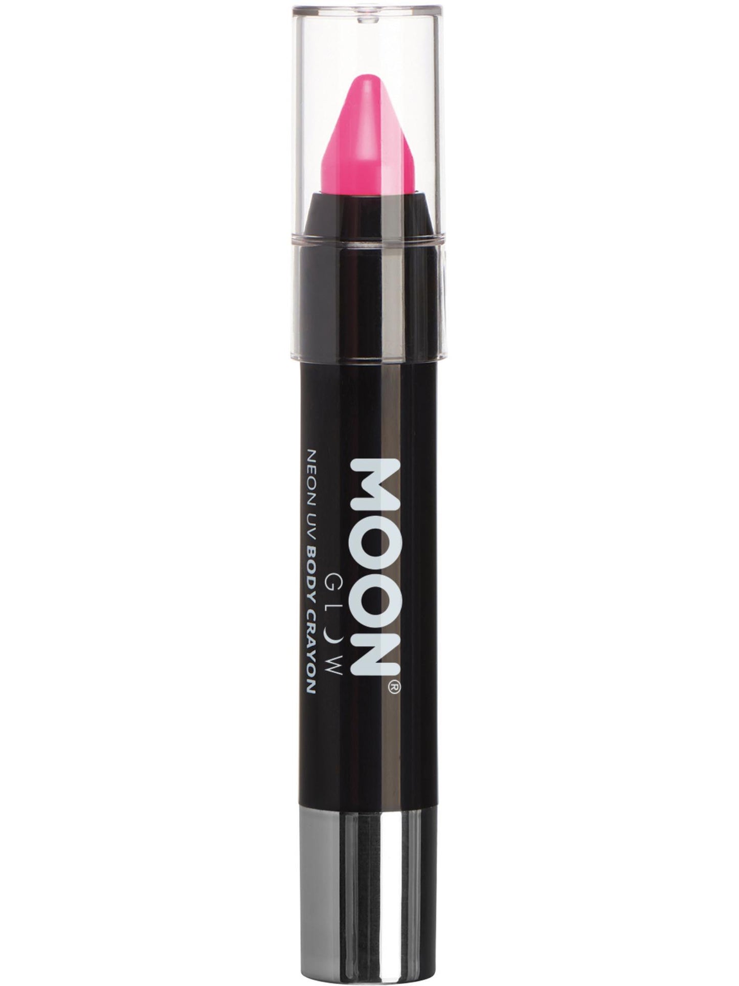 Smiffys Moon Glow Pastel Neon UV Body Crayons, Pastel Pink CD für Unisex