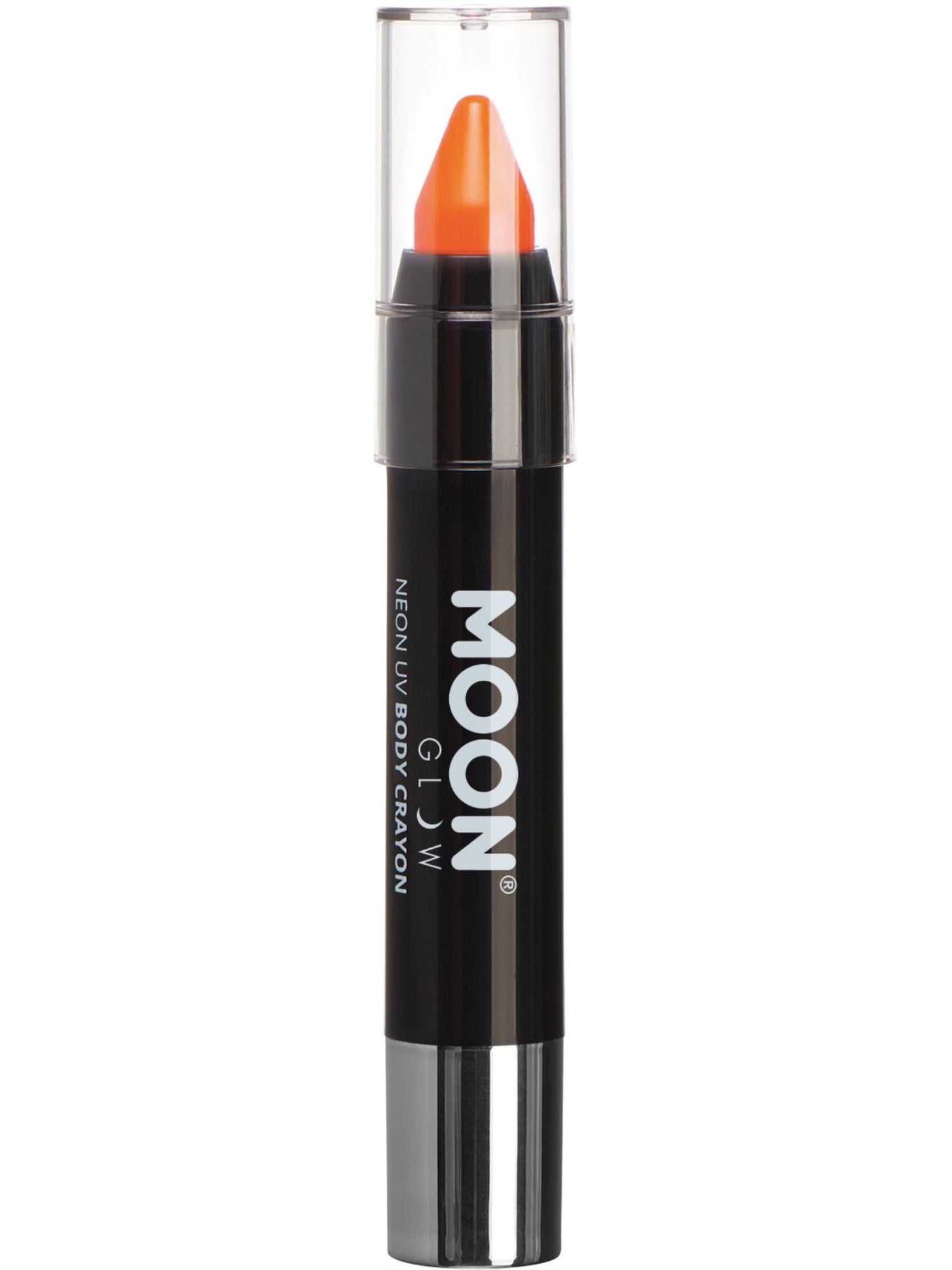 Smiffys Moon Glow Pastel Neon UV Body Crayons, Pastel Oran CD für Unisex